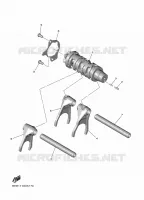 BARILLET DE SELECTION / FOURCHETTES pour Yamaha YZF-R7 de 2024