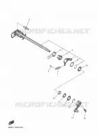 AXE DE SELECTEUR / PEDALE pour Yamaha YZF-R7 de 2024