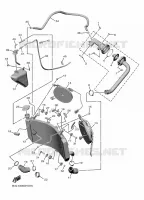 RADIATEUR / DURITES pour Yamaha YZF-R1M de 2023
