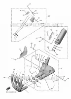 ECHAPPEMENT pour Yamaha YZF-R1M de 2023