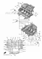 CARTER MOTEUR pour Yamaha YZF-R1M de 2023