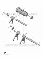 BARILLET DE SELECTION / FOURCHETTES pour Yamaha YZF-R1M de 2023
