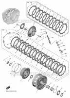 EMBRAYAGE DE DEMARREUR pour Yamaha YZF-R1M de 2023