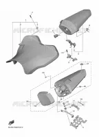 SELLE pour Yamaha YZF-R1M de 2023
