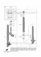 FOURCHE pour Yamaha YZF-R1M de 2023