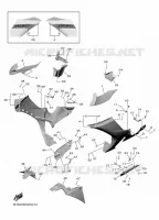 CARENAGES 2 pour Yamaha YZF-R1M de 2023