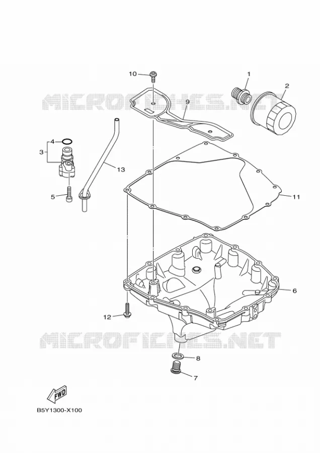 FILTRE A HUILE Yamaha MOTO 1000 2023 MT  MT10AP / MTN1000