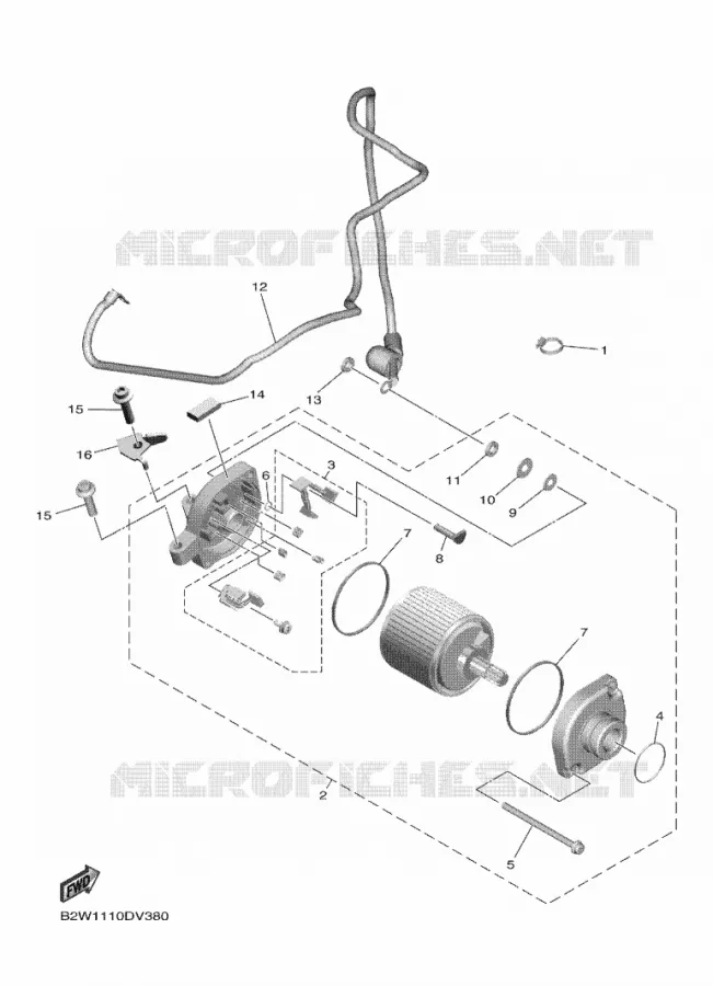 DEMARREUR Yamaha MOTO 450 2023 WRF  WR450FP