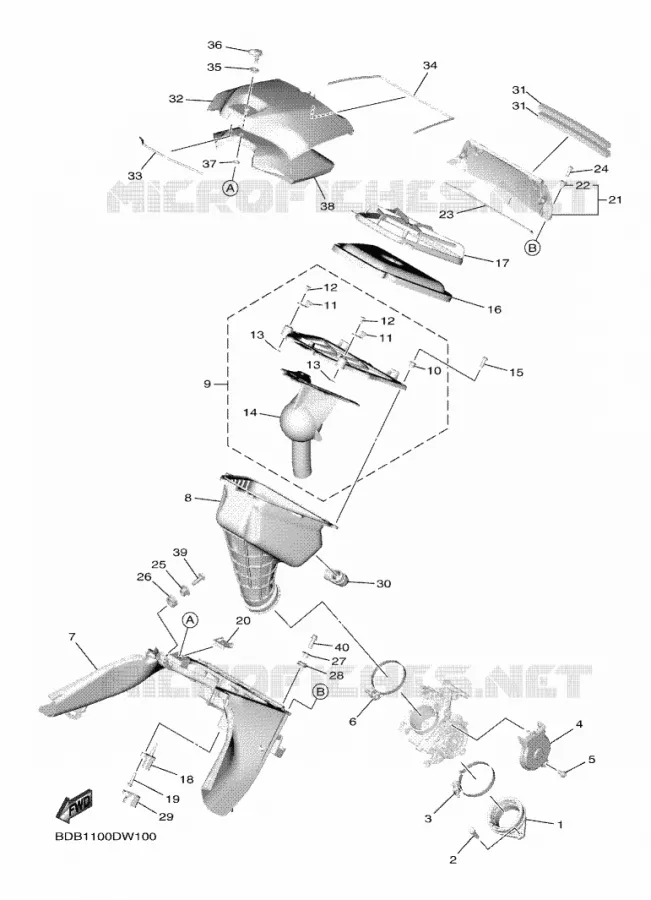 ADMISSION Yamaha MOTO 450 2023 WRF  WR450FP