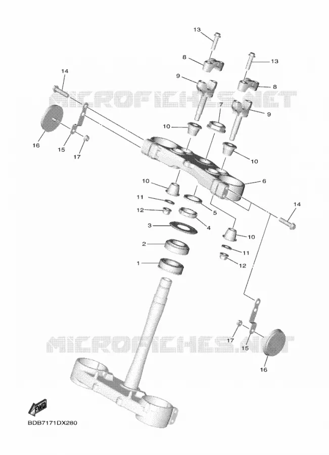DIRECTION Yamaha MOTO 450 2023 WRF  WR450FP