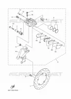ETRIER DE FREIN ARRIERE pour Yamaha MT-10 SP de 2023