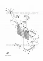 RADIATEUR D'HUILE / ECHANGEUR pour Yamaha MT-10 SP de 2023
