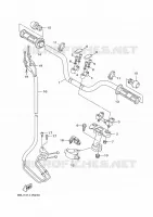 GUIDON ET CABLES pour Yamaha BW'S 125 de 2023