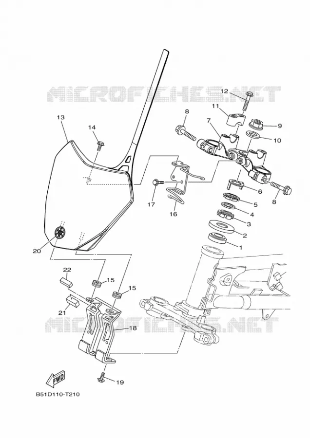 DIRECTION Yamaha MOTO 110 2023 TTR  TT-R110EP