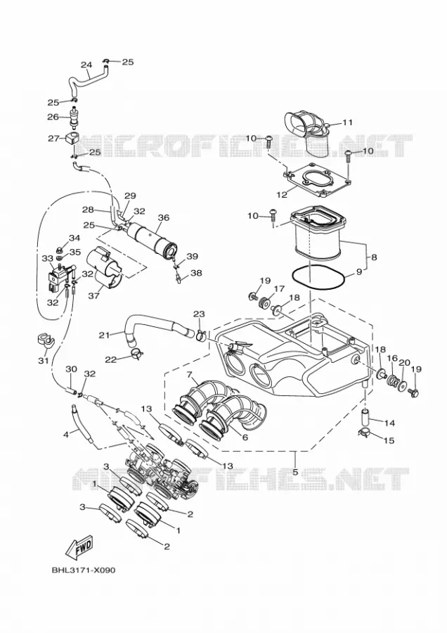 ADMISSION Yamaha MOTO 700 2023 TENERE  XTZ07AP / XTZ690