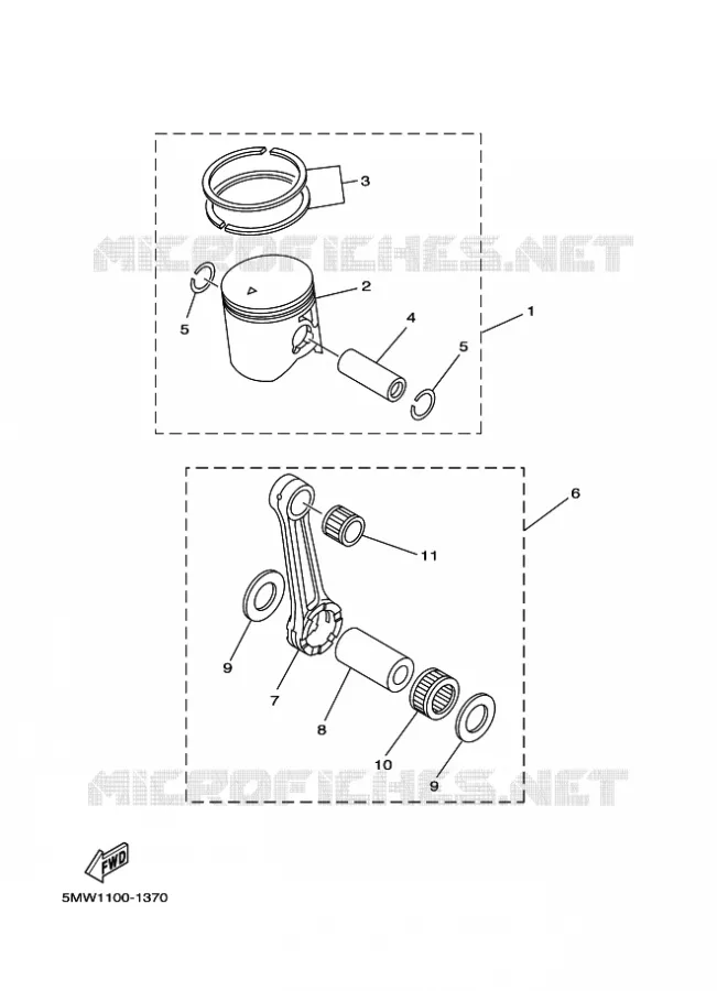 PIÈCES OPTIONNELLES 1 Yamaha MOTO 250 2023 YZ  YZ250XP