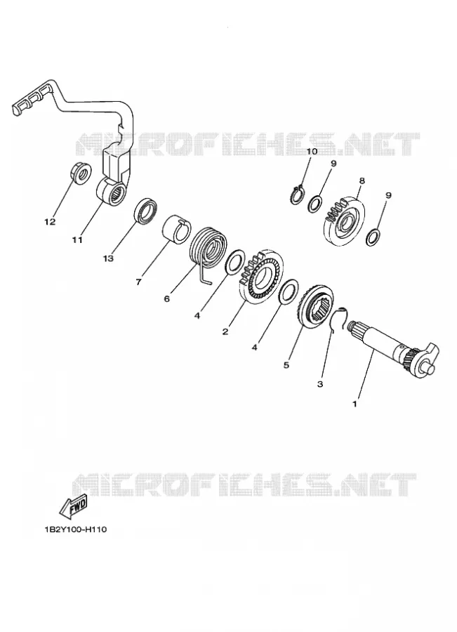 DEMARREUR Yamaha MOTO 125 2023 TTR  TT-R125LEP / TT-R125LWE