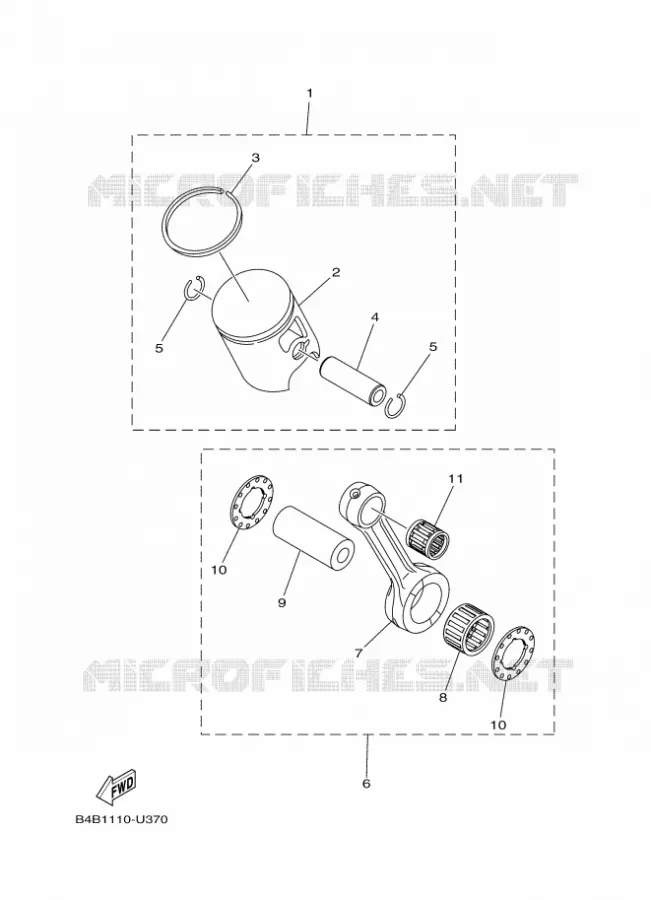 PIÈCES OPTIONNELLES 1 Yamaha MOTO 85 2022 YZ  YZ85LWN