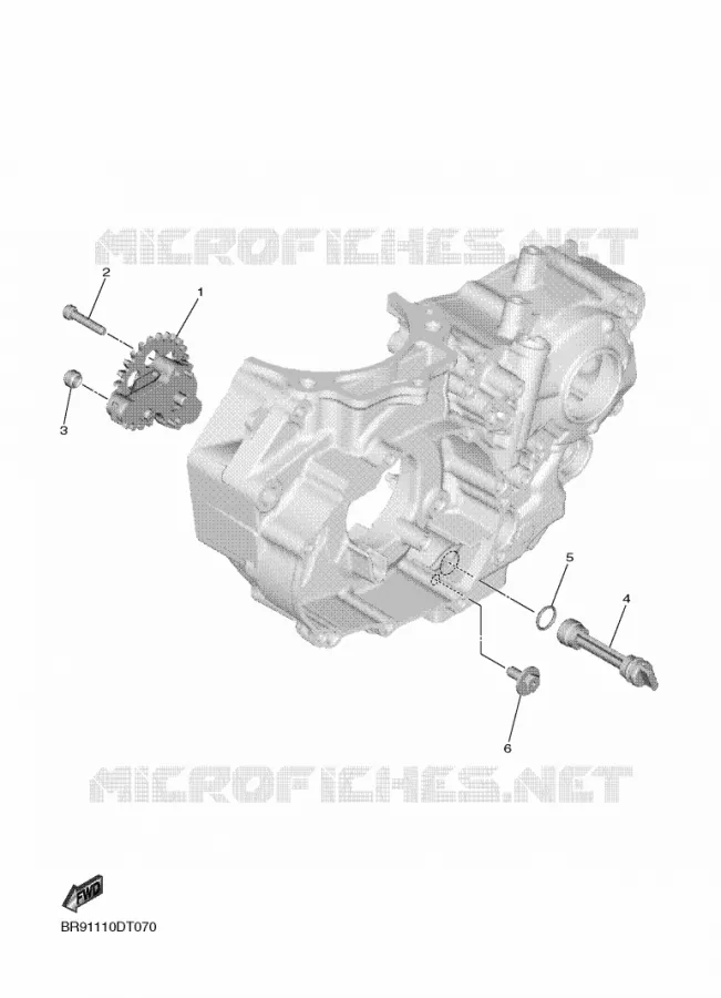 POMPE A HUILE Yamaha MOTO 450 2022 YZF  YZ450FN