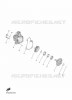 POMPE A EAU / DURITES pour Yamaha YZ 250 F de 2022