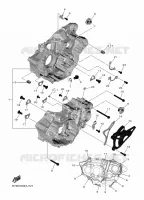 CARTER MOTEUR pour Yamaha YZ 250 F de 2022