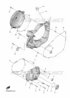 CARTER   MOTEUR 1 pour Yamaha YZ 250 F de 2022