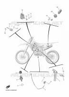 PARTIE ELECTRIQUE 1 pour Yamaha YZ 250 F de 2022