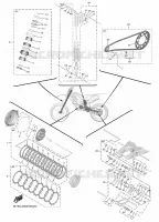 KIT PIECES D'ENTRETIEN pour Yamaha YZ 250 F de 2022
