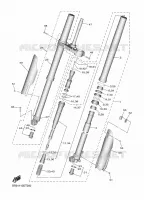 FOURCHE pour Yamaha YZ 250 F de 2022