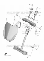 DIRECTION pour Yamaha YZ 250 FX de 2022