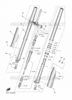 FOURCHE pour Yamaha YZ 250 FX de 2022