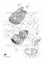 CARTER MOTEUR pour Yamaha YZ 250 FX de 2022