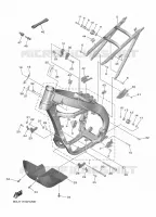 CADRE pour Yamaha YZ 250 FX de 2022