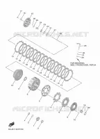 EMBRAYAGE DE DEMARREUR pour Yamaha YZ 250 FX de 2022