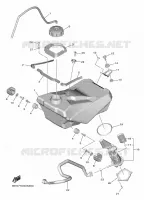 RESERVOIR A ESSENCE pour Yamaha YZ 250 FX de 2022