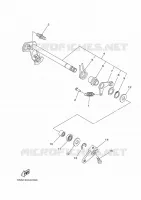 AXE DE SELECTEUR / PEDALE pour Yamaha MT-07 de 2022