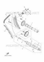 ARBRE A CAMES / CHAINE DE DISTRIBUTION pour Yamaha MT-07 de 2022