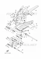 BRAS ARRIERE pour Yamaha MT-07 de 2022