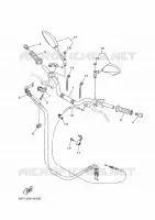 GUIDON ET CABLES pour Yamaha MT-07 de 2022