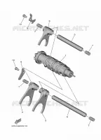 BARILLET DE SELECTION / FOURCHETTES pour Yamaha XSR 900 de 2022