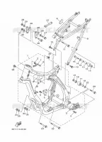 CADRE pour Yamaha YZ 250 X de 2022