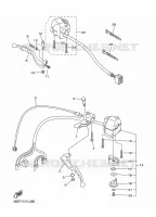 COMMODO / LEVIER pour Yamaha V-STAR 250 de 2022