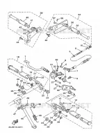 SUPPORT / REPOSE PIEDS pour Yamaha V-STAR 250 de 2022