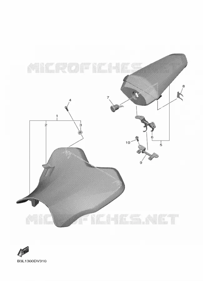SELLE Yamaha MOTO 1000 2021 R1  YZF1000