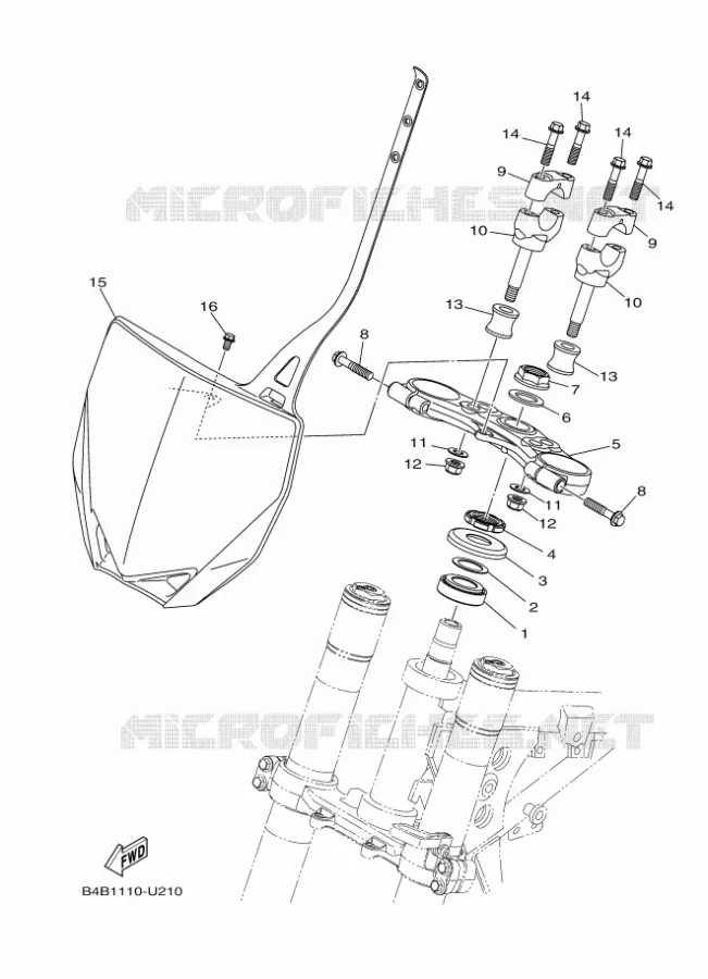 DIRECTION Yamaha MOTO 85 2021 YZ  YZ85ML