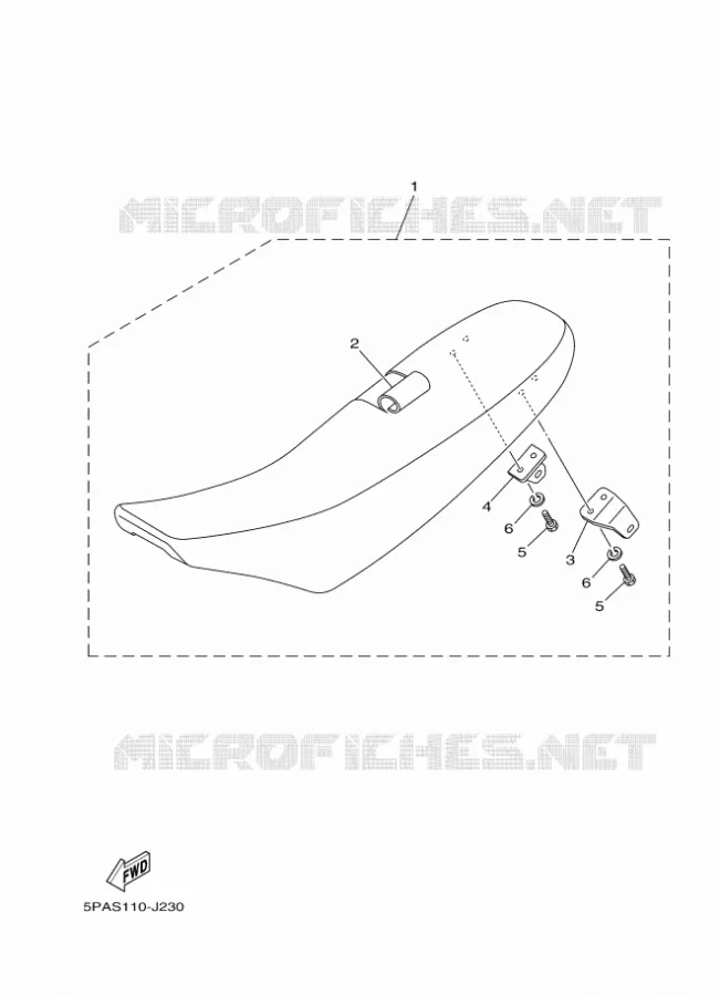 SELLE Yamaha MOTO 85 2021 YZ  YZ85ML