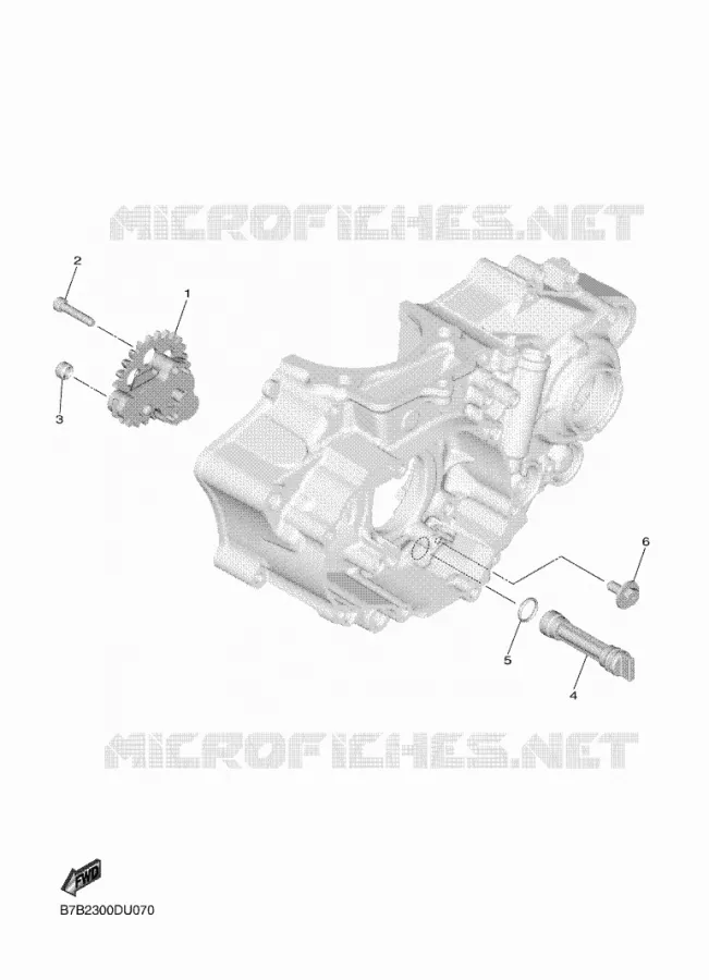 POMPE A HUILE Yamaha MOTO 250 2021 YZF  YZ250FXML
