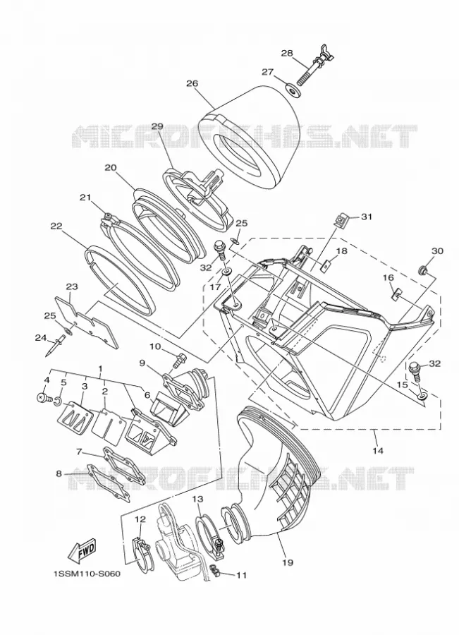 ADMISSION Yamaha MOTO 250 2021 YZ  YZ250XML