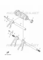 BARILLET DE SELECTION / FOURCHETTES pour Yamaha MT-10 de 2021
