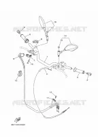 GUIDON ET CABLES pour Yamaha MT-10 de 2021